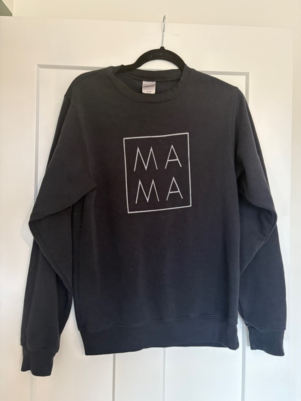 MAMA Black Crewneck Sweatshirt